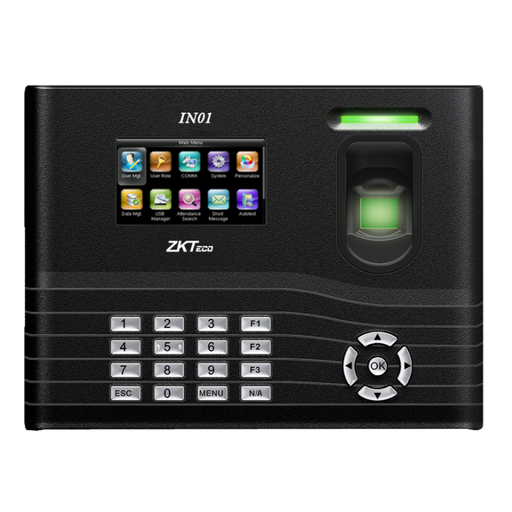 Zkteco IN01-A/ID 3" TFT, T&A, ID Card & Fringerprint
