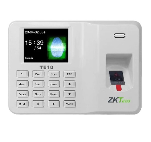 [TE-10] TE-10  Reloj Biometrico huella (Con instalación)